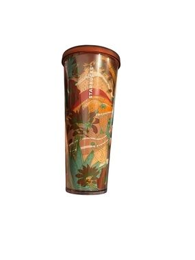 Starbucks Tumbler Terra cotta cactus desert Cold Cup 24 oz